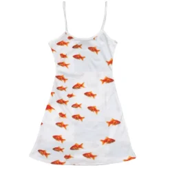 Dresses & Rompers*Boogzel Clothing Koi Fish Slip Dress White