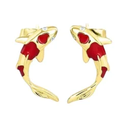 Earrings*Boogzel Clothing Koi Fish Stud Earrings