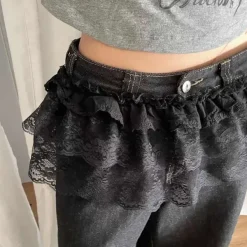 Other|Belts & Chains*Boogzel Clothing Lace Layered Mini Skirt Belt