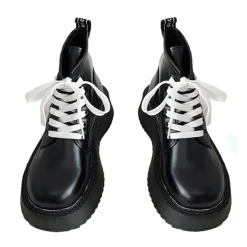 Classics|Boots / Platform Boots*Boogzel Clothing Lace Up Ankle Boots Black