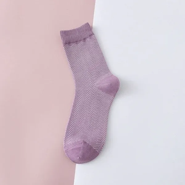 Socks*Boogzel Clothing Lavender Aesthetic Socks