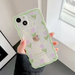 Iphone Cases*Boogzel Clothing Lavender Flower iPhone Case Green/lavender