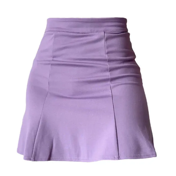 Skirts*Boogzel Clothing Ruched Skirt Lavender
