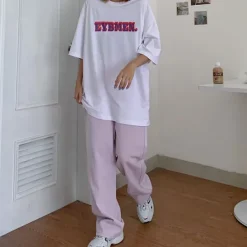 Jeans*Boogzel Clothing Skater Girl Wide Jeans Lavender