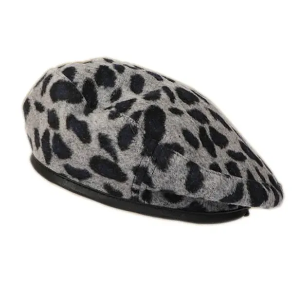 Hats*Boogzel Clothing Leopard Beret Hat