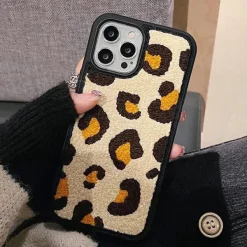 Iphone Cases*Boogzel Clothing Fuzzy iPhone Case Leopard