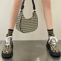Classics|Boots / Platform Boots*Boogzel Clothing Lace Up Boots Leopard