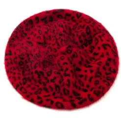 Hats*Boogzel Clothing Leopard Print Beret