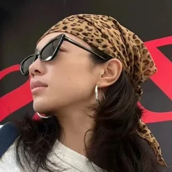 Other*Boogzel Clothing Leopard Print Headscarf