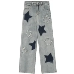 Jeans*Boogzel Clothing Light Star Jeans Blue