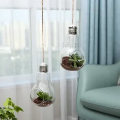 Flower Vases|Aesthetic Room Decor*Boogzel Clothing Light Bulb Hanging Vase