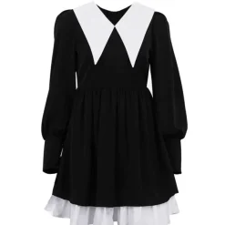 Dresses & Rompers*Boogzel Clothing Like a Doll Collar Dress Black