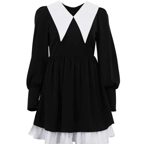 Dresses & Rompers*Boogzel Clothing Like a Doll Collar Dress Black