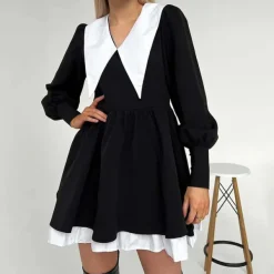 Dresses & Rompers*Boogzel Clothing Like a Doll Collar Dress Black