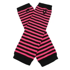 Other*Boogzel Clothing Like It's 2007 Striped Arm Warmers