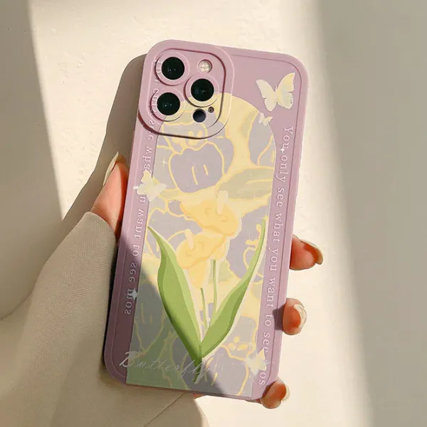 Iphone Cases*Boogzel Clothing Lily Lavender iPhone Case Purple
