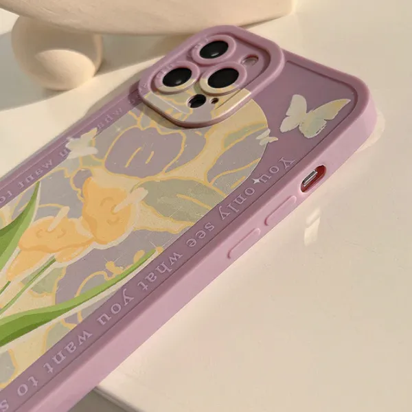 Iphone Cases*Boogzel Clothing Lily Lavender iPhone Case Purple