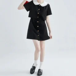 Dresses & Rompers*Boogzel Clothing Little Witch Mini Dress Black