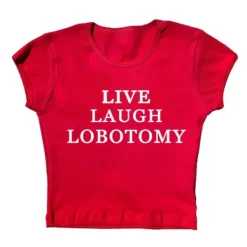 Y2K Tops|Aesthetic T-Shirts & Graphic Tees*Boogzel Clothing Live Laugh Baby Tee
