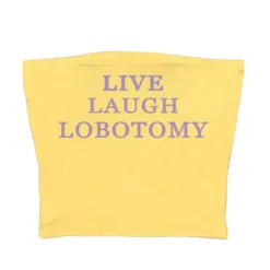 Y2K Tops|Crop Tops*Boogzel Clothing Live Laugh Tube Top