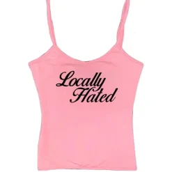 Y2K Tops*Boogzel Clothing Locally Hated Aesthetic Tank Top