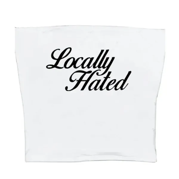 Y2K Tops|Crop Tops*Boogzel Clothing Locally Hated Aesthetic Tube Top