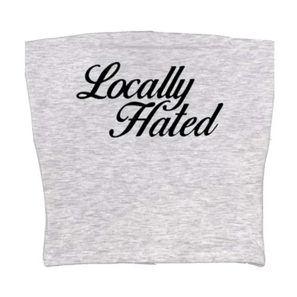 Y2K Tops|Crop Tops*Boogzel Clothing Locally Hated Aesthetic Tube Top