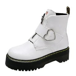 Mad|Classics*Boogzel Clothing Love Bites Boots in White