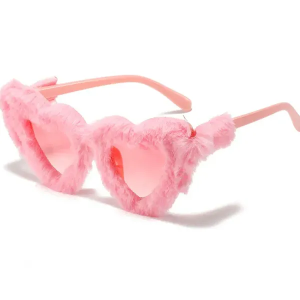 Sunglasses*Boogzel Clothing Love Bites Fluffy Glasses