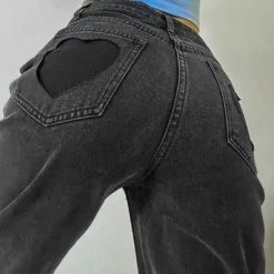 Jeans*Boogzel Clothing Love Bites Gradient Jeans Black
