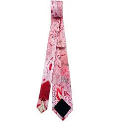Other*Boogzel Clothing Love Is Burning Statement Tie Pink