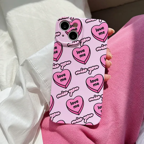 Iphone Cases*Boogzel Clothing Love Me iPhone Case Pink