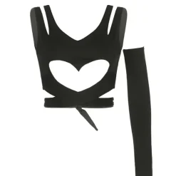 Long Sleeve Tops*Boogzel Clothing Love So Dangerous Top Black