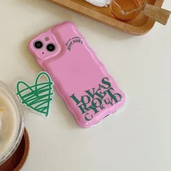Iphone Cases*Boogzel Clothing Love Story Heart iPhone Case Pink