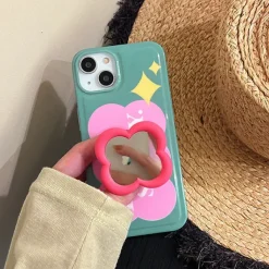 Iphone Cases*Boogzel Clothing Love Story iPhone Case Green/pink