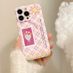 Iphone Cases*Boogzel Clothing Lovely Flower iPhone Case Purple