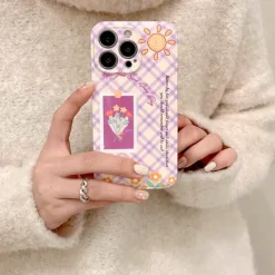 Iphone Cases*Boogzel Clothing Lovely Flower iPhone Case Purple