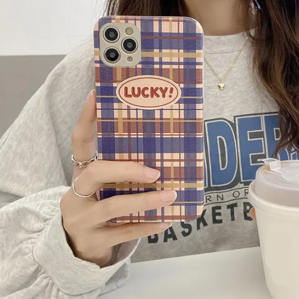 Iphone Cases*Boogzel Clothing Lucky Plaid iPhone Case