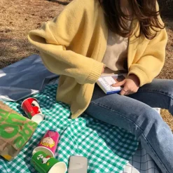 Knit Cardigans*Boogzel Clothing Mango Mousse Cardigan Yellow