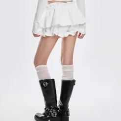 Skirts*Boogzel Clothing Marshmallow Milk Skirt White