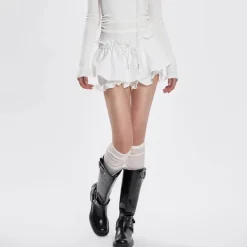 Skirts*Boogzel Clothing Marshmallow Milk Skirt White