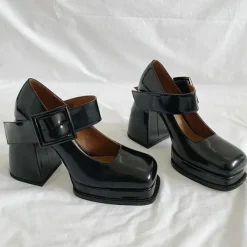 Classics|Sandals / Mary Janes*Boogzel Clothing Mary Jane Heels Black
