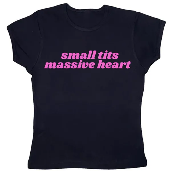 Y2K Tops|Aesthetic T-Shirts & Graphic Tees*Boogzel Clothing Massive Heart Crop Top