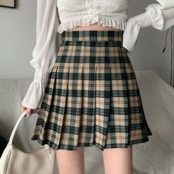 Skirts*Boogzel Clothing Meet Me On Campus Plaid Skirt