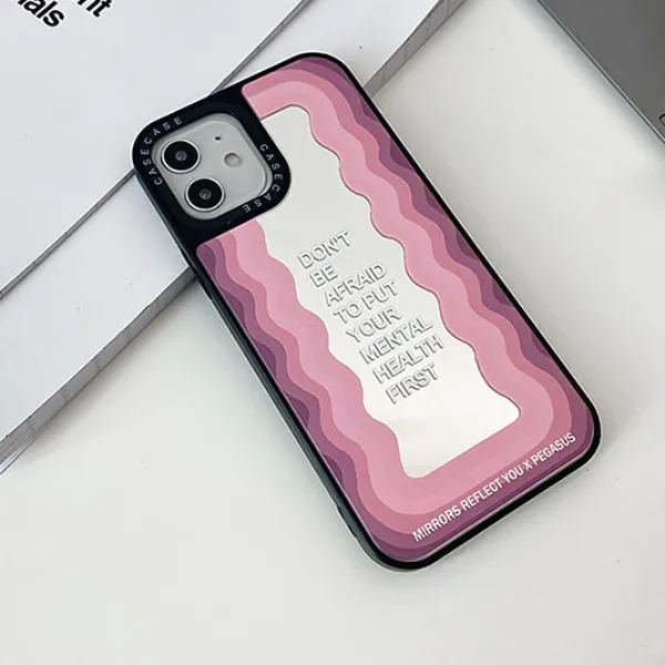 Iphone Cases*Boogzel Clothing Mental Health iPhone Case Pink