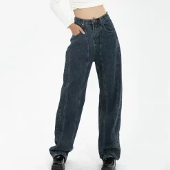 Jeans*Boogzel Clothing Mercury Rising Wide Jeans Blue