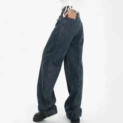 Jeans*Boogzel Clothing Mercury Rising Wide Jeans Blue