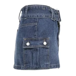 Skirts*Boogzel Clothing Mercury Rising Y2K Denim Skirt Blue