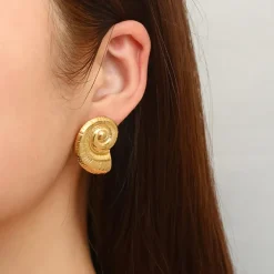 Earrings*Boogzel Clothing Mermaid Aesthetic Earrings Gold