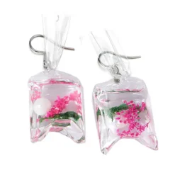 Other|Earrings*Boogzel Clothing Mermaid Lake Earrings﻿ Pink